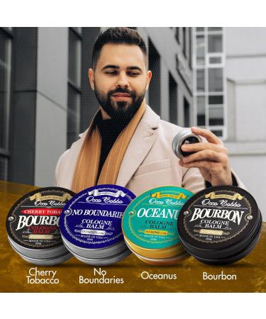 Occo Bobbo Solid Cologne for Men Samples Set - Men's Cologne Gift Set - Travel Size Cologne for Men (4) .5 oz tins - Buy Online on GoSupps.com
