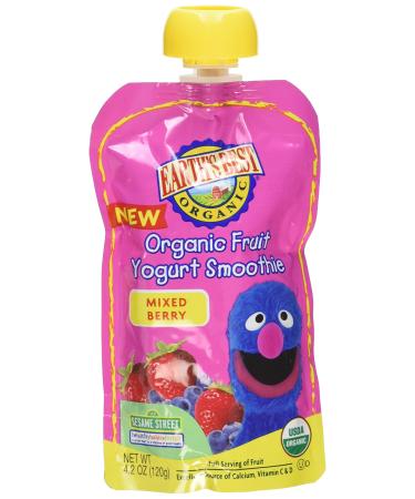 Earth's Best, Organic Fruit Yogurt Smoothie, Mixed Berry (Pack of 6)