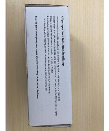Hyted LED Rechargeable Headlamp - 2 Pack 230 Wide Angle Waterproof with Red Warning Light 6 Light Modes - Ideal for Jogging Fishing and Running - Buy Online on GoSupps.com
