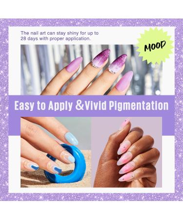 MEFA Dip Powder Nail Kit - 32 Colors with Electric Nail Drill | Summer Glitter Hot Pink Pastel Violet Neon Orange | Perfect for French Nail Art & Salon Quality Manicure - Buy Online on GoSupps.com