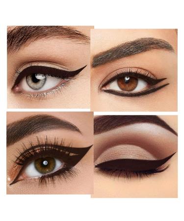 Boobeen Waterproof Gel Eyeliner - Black & Brown | Matte Finish, Quick Drying, Long Lasting - Buy Online on GoSupps.com