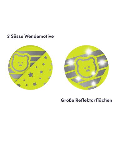 Buy Reflectors for Strollers - 4 Pack | Universal Reflectors for Strollers Buggies & Bike Trailers | Cute Bear & Star Design - Buy Online on GoSupps.com