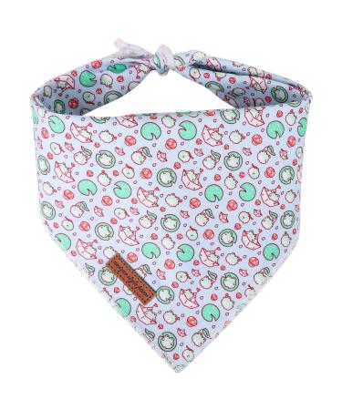 Unique Style Paws Summer Dog Chall Triangle neck triangle for young girls Lotus dogs High quality frog durable fabric Dogs for small medium large dogs and cats s Lotus frog