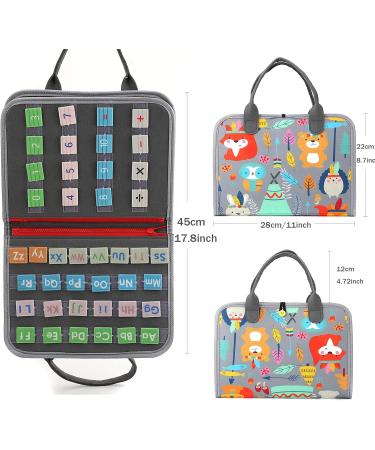 Hb.ye BusyBook Busy Board for Toddlers | Montessori Educational Sensory Toy | Develop Motor Skills & Learning for Ages 1-4 | Gray - Buy Online on GoSupps.com