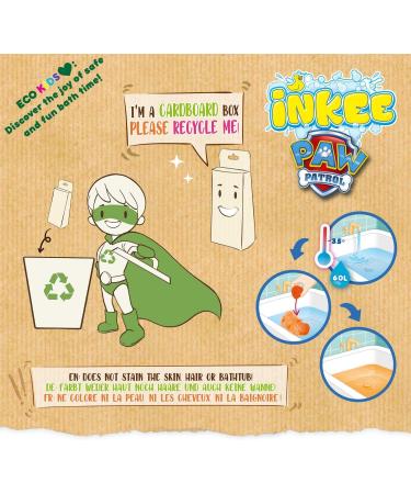 INKEE Paw Patrol Bath Bombs 3-Pack | Colorful Almond Oil & Cola Gum Flavor | 3x15g Fun for Kids Perfect for Bath Time! - Buy Online on GoSupps.com