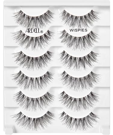 Ardell Wispies False Eyelashes 6 Pack - Medium Volume, Long Length, Vegan-Friendly, Cruelty-Free Lashes - Buy Online on GoSupps.com