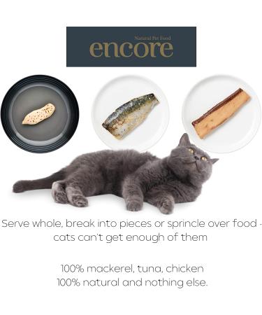 Cat Meaty Treats Bundle Including Encore Tuna Loins Chicken and Tuna Fillets pack of 6x30g Natural Product and Ubipet Catnip 5g - Buy Online on GoSupps.com