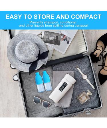 Prota 14-Piece Silicone Travel Bottle Set - Reusable Leak-Proof Accessories for Suitcase & Hand Luggage - Blue - Buy Online on GoSupps.com