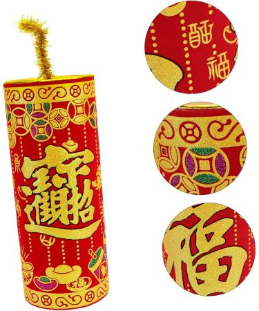 Alipis 1pc Chinese New Year Decoration Car Decor Car Trim Front Door Sitting on The Flannel Red Red 18x6cm - Buy Online on GoSupps.com