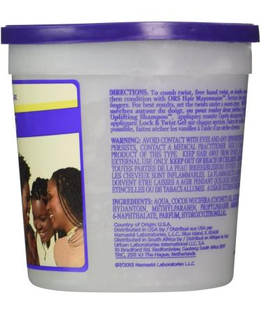 ORS Lock and Twist Gel 13oz - Strong Hold Styling Gel for Natural Hair - Buy Online on GoSupps.com