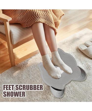 Rrlihjgu Foot peeling for the shower foot peeling in the shower nonslip texture with suction cups quick drying removes calluses for older adults and children Gray - Buy Online on GoSupps.com