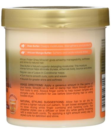 AFRiCAN PRIDE Shea Miracle Leave-In Conditioner 15oz - Moisturizing Hair Care for All Hair Types - Buy Online & Ship Worldwide - Buy Online on GoSupps.com