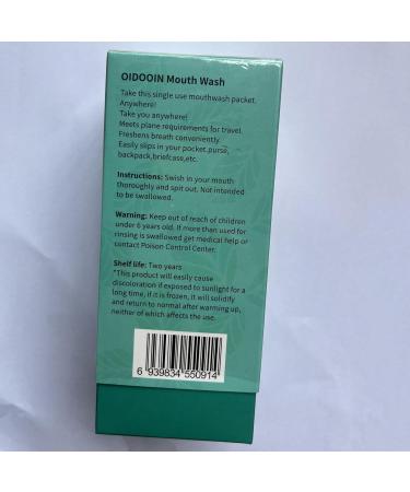 Travel Size Mouthwash - Individually Wrapped Mild Mint Fresh Breath (Pack of 20) | Perfect for Office & Dating Essentials - Buy Online on GoSupps.com