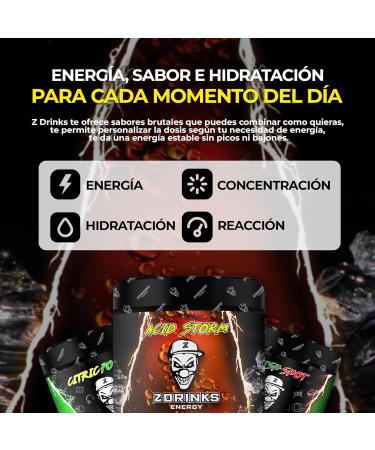  Z ZDRINKS ENERGY Z Drinks - Sugar Free Powdered Energy Drink - 40 Services Cola Flavour Low Calorie (16 Lime) with Vitamins and Minerals - Buy Online on GoSupps.com