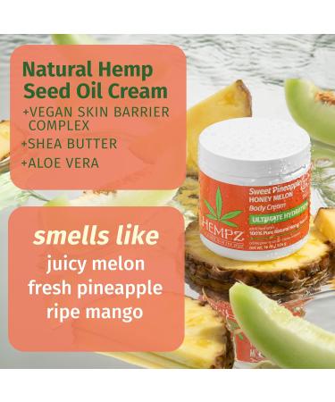 Shop Hempz NEW Lux Body Cream - Sweet Pineapple & Honey Melon Ultra Hydrating 16 oz International Shipping Available - Buy Online on GoSupps.com