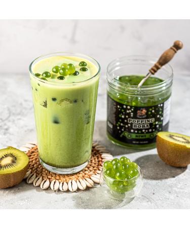 Popping Boba Pearls | Kiwi Flavor | 1LB (454g) | Bursting Tea Balls for Drinks Desserts Smoothies and Snack Toppings | Bubble Tea Tapioca Pearl Mix - Buy Online on GoSupps.com
