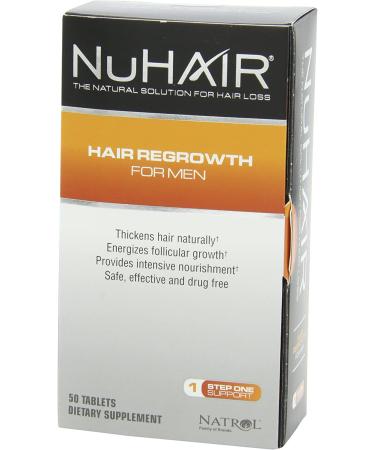 NuHair Hair Rejuvenation for Men - 60 Tablets | Promote Hair Growth & Thickness - Buy Online on GoSupps.com