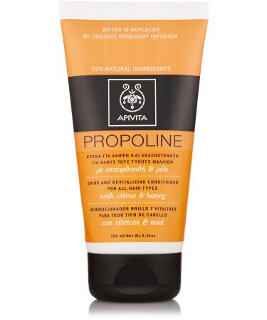Apivita Shine and Vitality Conditioner for all hair types with citrus and honey 150 ml