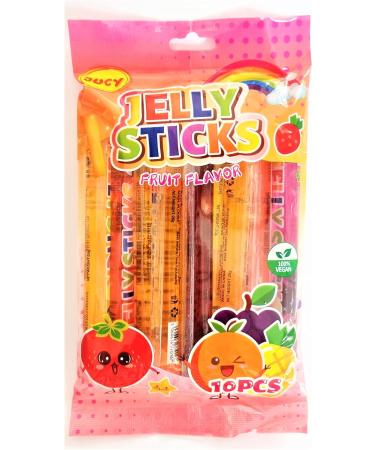 Jellyman Fruity Jellies & Fruit Jelly Straw Sticks. 25 pieces of Tik Tok Challenge fun. Halal & Fat free. - Buy Online on GoSupps.com