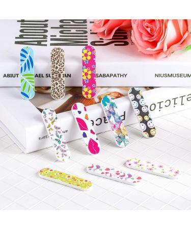 100 Pack Double Sided Nail Files | Emery Boards for Manicure | Stylish Style | 100 Count - Buy Online on GoSupps.com