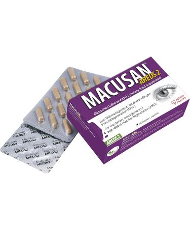 Macusan AREDS2 Formula - Intensive Therapy for AMD with Lutein, Zeaxanthin, Vitamins | 60 Tablets - Buy Online on GoSupps.com