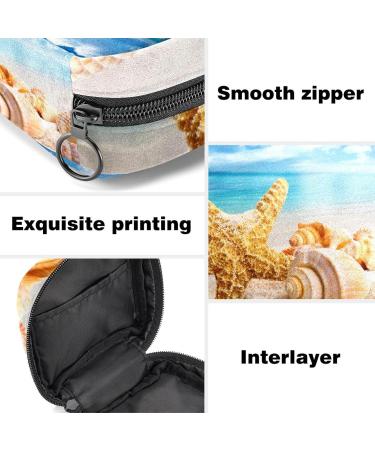 Leafest Portable Menstrual Bag - Stylish Zipper Storage for Teens & Women | Eco-Friendly Beach & Travel Solution - Buy Online on GoSupps.com