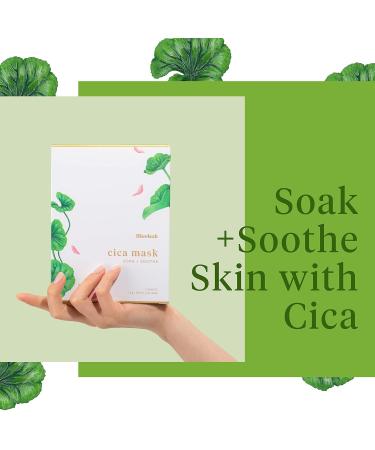 Meebak Cica Facial Sheet Mask for Women - Korean Ceramide Rose Tea Tree - 5 Pack - Buy Online on GoSupps.com