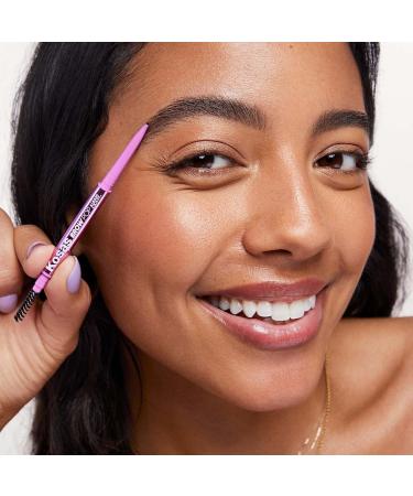 Kosas Brow Pop Nano Ultra-Fine Detailing Pencil - Brown Black | Precision Eyebrow Pencil | Free International Shipping - Buy Online on GoSupps.com