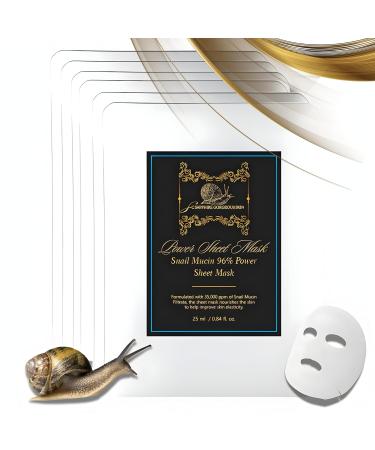 Snail Mucin Sheet Mask | 96% Essence for Skin Repair & Hydration | Korean Skincare | UVA/UVB Protection | Not Tested on Animals - Buy Online on GoSupps.com