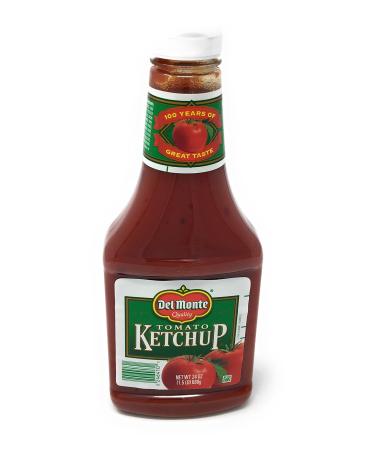 Del Monte Tomato Ketchup - 24oz Bottle 2 Piece Set 1.5 Pound (Pack of 2)