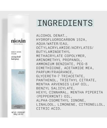 Nioxin Density Defend Styling Strong Hold Hairspray | For Long-Lasting Hairstyles| Humidity Resistant | 10.6 Fl Oz - Buy Online on GoSupps.com