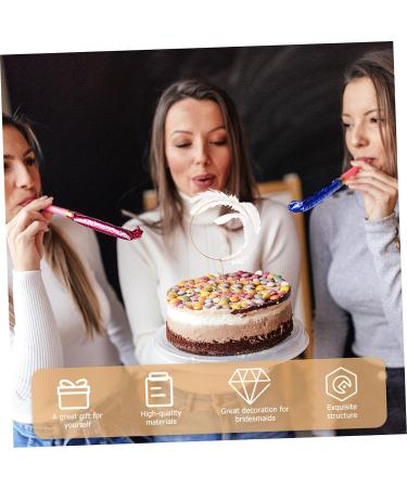 ibasenice Cake Pick Party Supplies Cake Decoration Cake Topper Dessert White Props M White - Buy Online on GoSupps.com