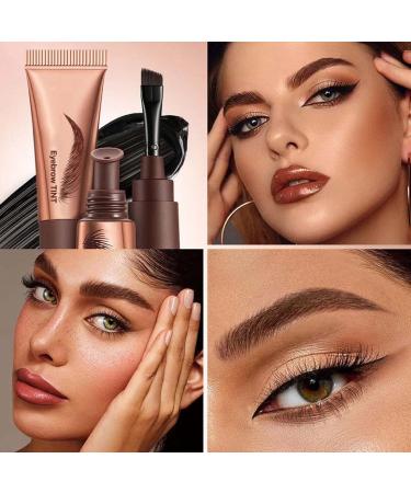 Gel Sourcils Peel Off 2 pcs Brun Rouge Teinture Sourcils Tattoo Longue Dur e Teinture Sourcil Semi-permanent Eyebrow Gel Tint Peel Off for Defined Eyebrows Waterproof et Sans Bavures - 7g (#03) - Buy Online on GoSupps.com