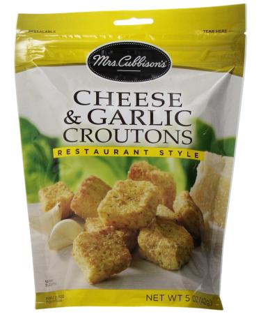 Mrs. Cubbison's Restaurant Style Croutons, Cheese and Garlic, 5 oz