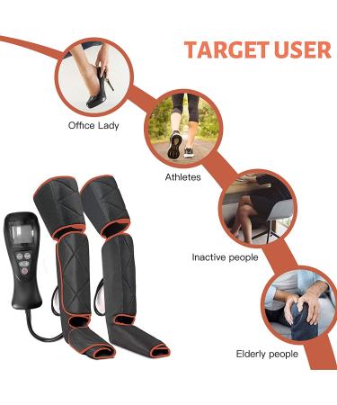 CLORIS 2021 Arms Leg Massager with Heat Function - 4 Modes, 4 Intensities for Arms, Tired Feet, Legs, Calf - Deep Kneading | Relax Leg Muscle Gifts for Mom & Dad - Buy Online on GoSupps.com