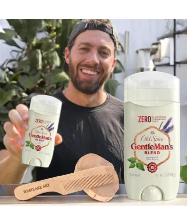 Buy Wooden Comb & Aluminum-Free Lavender Mint Deodorant - International Shipping Available - Buy Online on GoSupps.com