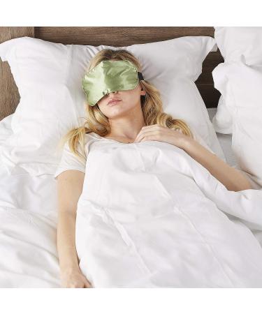 Bucky Serenity Spa Mask Hot/Cold Therapy | All Natural Buckwheat Seeds | Luxurious Satin Cover | Sage - Buy Online on GoSupps.com