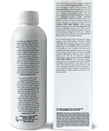 Collesi Micellar Water Enriched with Craft Beer 200 ml Gentle cleanser and makeup remover Removes impurities and makeup Suitable for all skin types Made in Italy - Buy Online on GoSupps.com