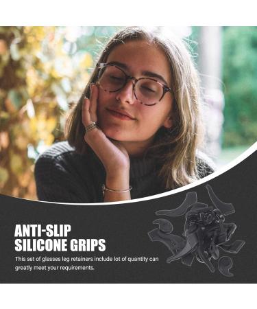 Gleavi 3-Part Glasses Accessories Set | Sunglasses & Round Glasses Leg Covers | Ear Bruises Protection | Black - 3pcs - Buy Online on GoSupps.com