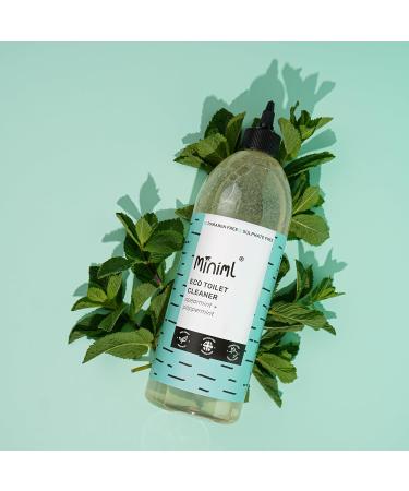 Miniml Eco Toilet Cleaner Spearmint & Peppermint 1L | Natural Limescale Remover & Antibacterial Bleach - Vegan & Cruelty Free - Buy Online on GoSupps.com