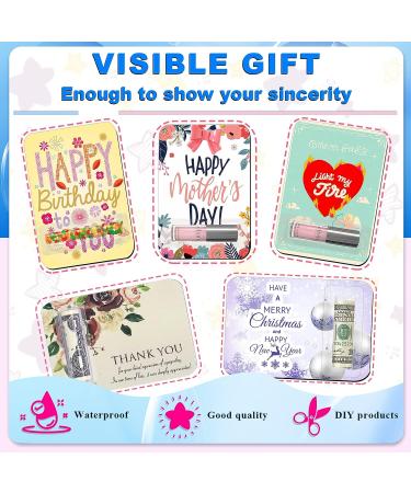 20 Pcs Clear Lip Balm Pouches | Plastic Money & Gift Card Holder with Double Side Tape | DIY Crafts Essential - Buy Online on GoSupps.com