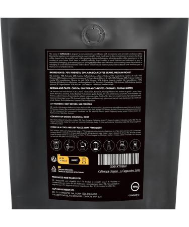 Coffeetude Utopian Harmony Blend (400g 14oz) Exclusive Arabica and Robusta Coffee Blend Whole Coffee Beans Medium roasted Ideal for Espresso Cappuccino Macchiato Latte Mocha Dark Chocolate 400 g (Pack of 1) - Buy Online on GoSupps.com