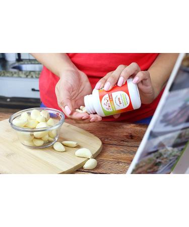 Eclectic Institute Raw Fresh Freeze-Dried Garlic 550mg - 120 Non-GMO Veg Capsules - Buy Online on GoSupps.com