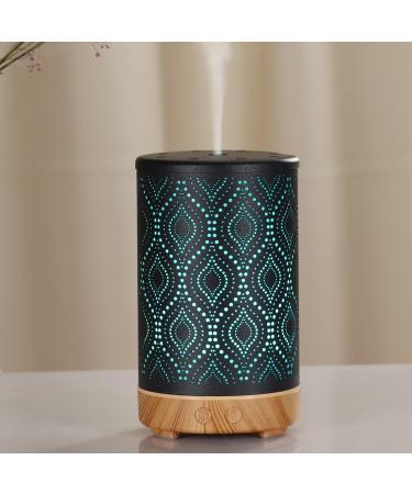 Zen'ar me ultrasound diffuser -Avilla -Aroma therapy diffusions -etheric oil electrical diffuser with remote control adaptable LED lighting metal shell with original pattern