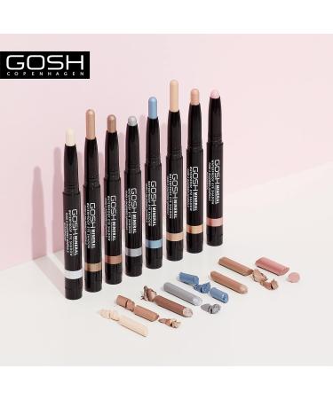Gosh Mineral Waterproof Eye Shadow Pen | Creamy Long-Lasting Color | 002 Golden Brown | Perfume-Free & Easy Application - Buy Online on GoSupps.com