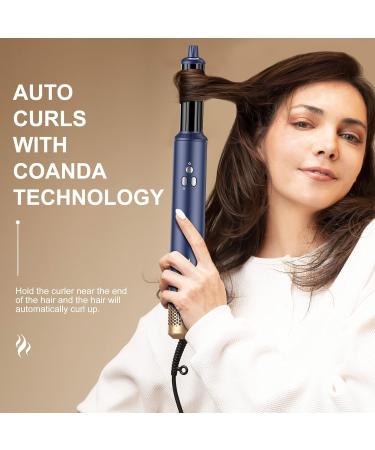TECHMERI 4-in-1 Ionic Hair Styler & Dryer Brush - Auto Curler Nozzle & Smoothing Brushes - High-Speed 110 000 RPM Motor - Shop Internationally - Buy Online on GoSupps.com