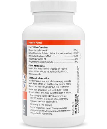 Nutramax Cosequin Maximum Strength Joint Health Supplement for Dogs - 75 Chewable Tablets - Buy Online on GoSupps.com