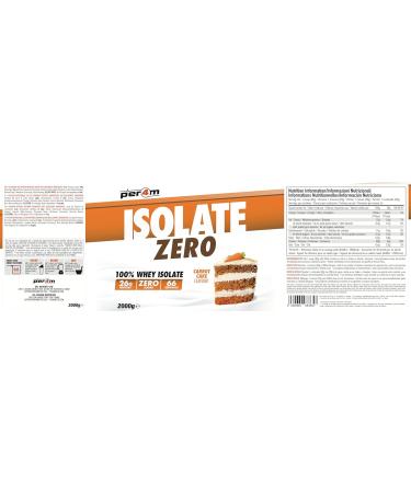  per4m Per4m Isolate Zero Carrot Cake 2kg - Buy Online on GoSupps.com