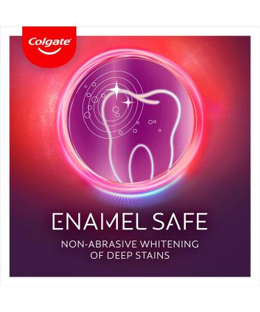 Colgate Max White Ultra Active Foam Teeth Whitening Toothpaste 75ml - Whitens Teeth in 3 Days, Enamel Safe Formula, Removes Deep Stains - Clinically Proven Fluoride Whitening Toothpaste - Buy Online on GoSupps.com