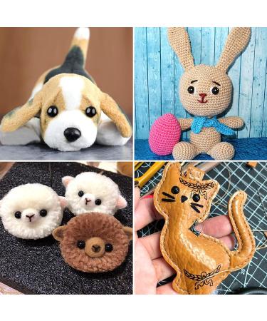 120PCS Plastic Safety Crochet Eyes with Washers (0.48Inch/12mm) - Perfect for Crochet Crafts - Buy Online on GoSupps.com